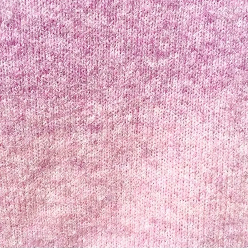 NEW Old Navy Wool Blend Cozy Crew-Neck Pink Ombré Sweater Women's XL $45